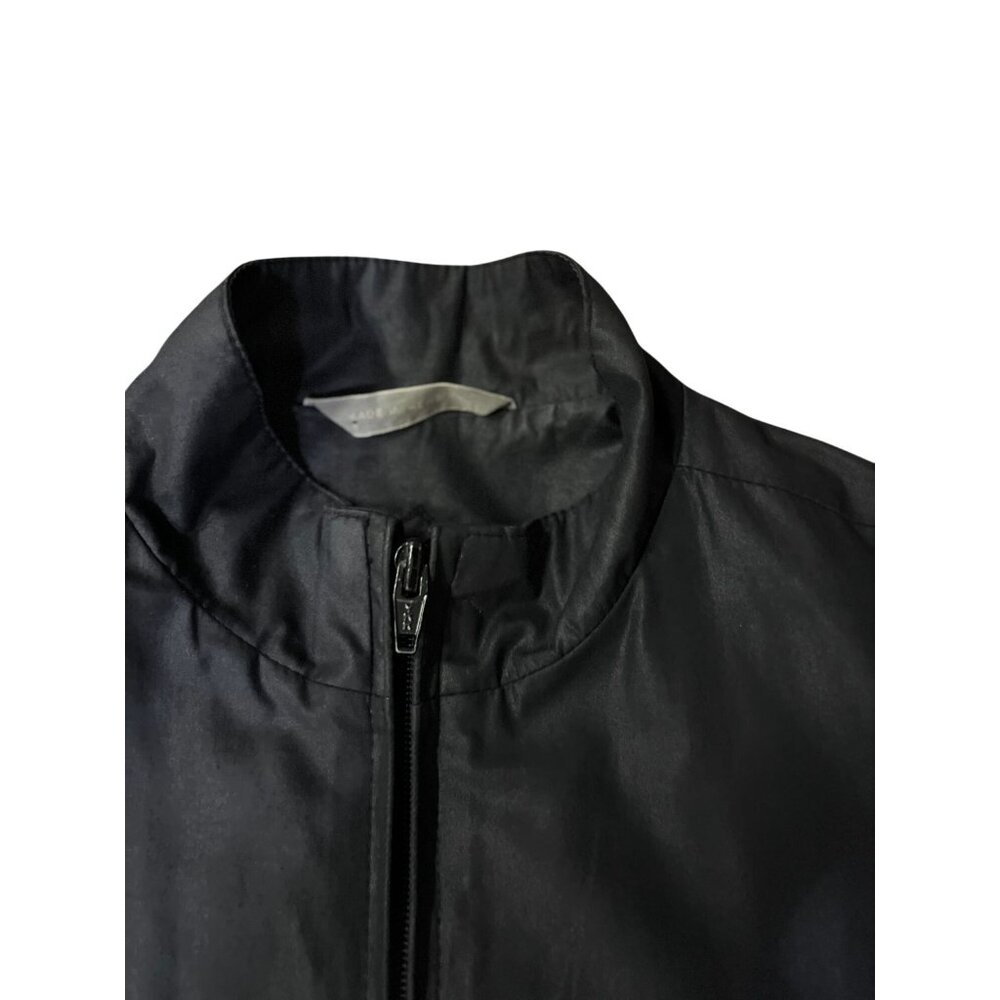 Vintage Member’s Only Jacket Juniors 7/8 Black Zip Padded Hong Kong 80s Used - Picture 6 of 16